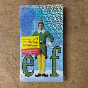 Elf Movie VHS with Holographic Cover, NEW in plastic